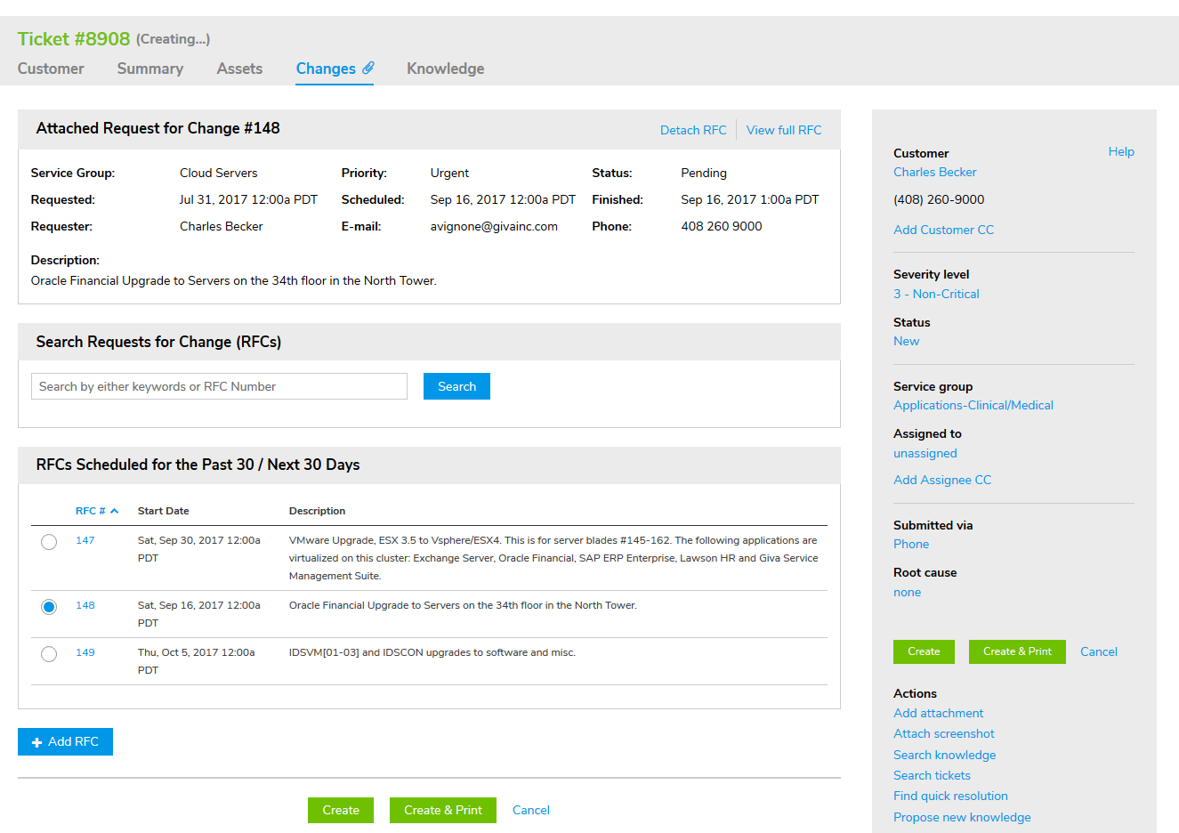 Itil Sox Change Management Software Rfc Help Desk Integration Giva