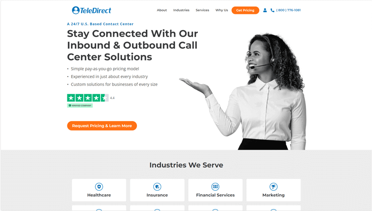 TeleDirect Call Center Outsourcing Company
