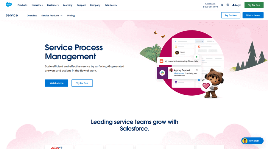 Salesforce Service Cloud Customer Service Software