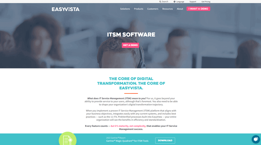 EasyVista IT Help Desk Software