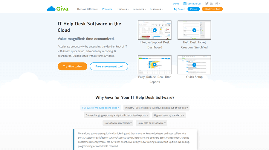 Giva IT Help Desk Software