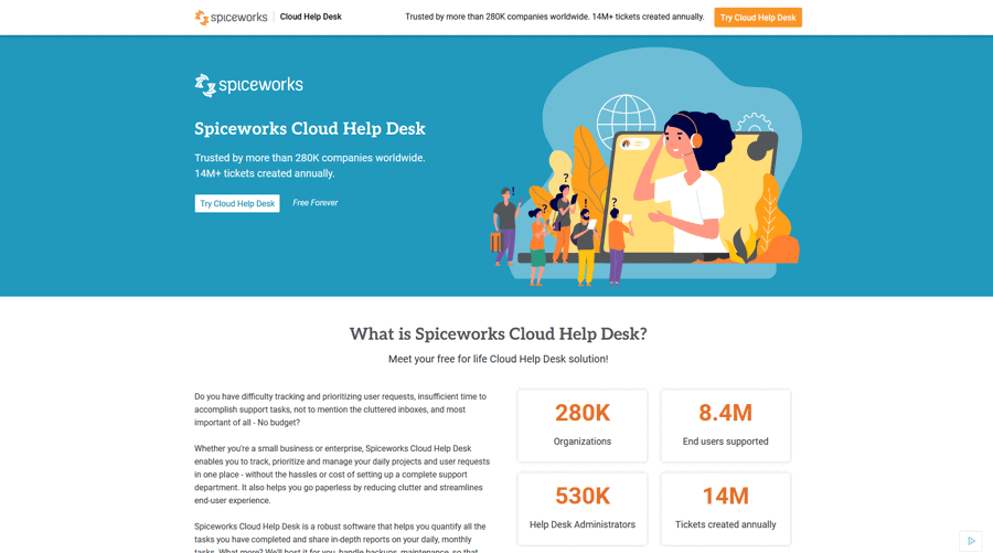 Spiceworks IT Help Desk IT Help Desk Software