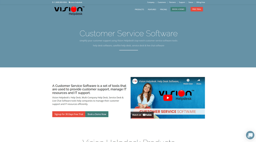 Vision Helpdesk IT Help Desk Software