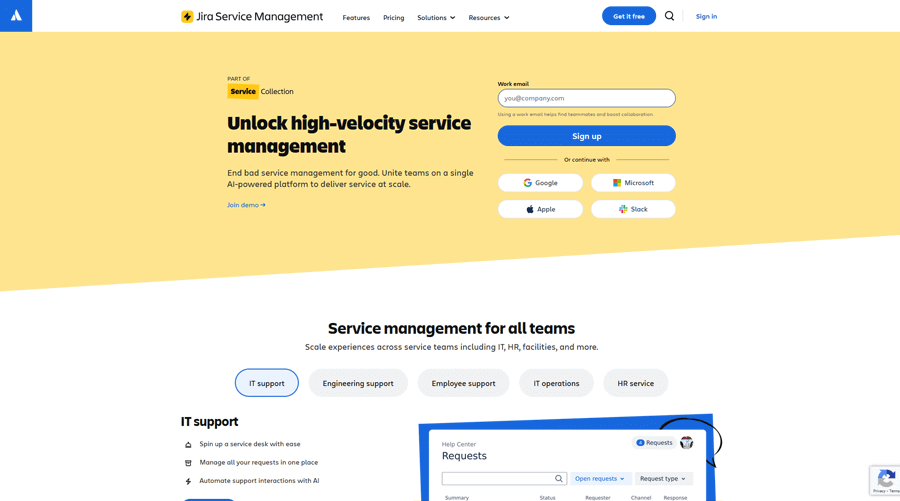 Jira Service Management IT Change Management Software