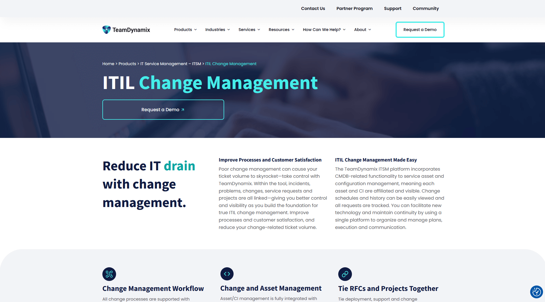 TeamDynamix IT Change Management Software