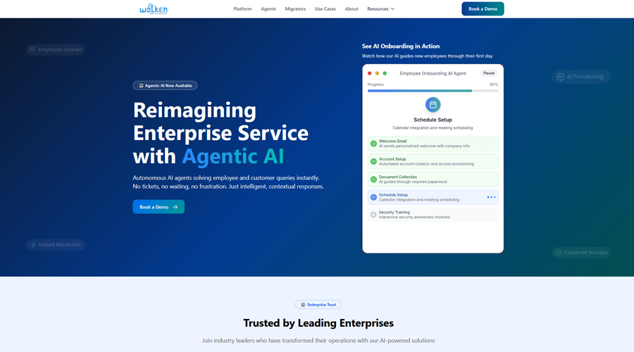 Wolken Enterprise Service Management ITSM Software