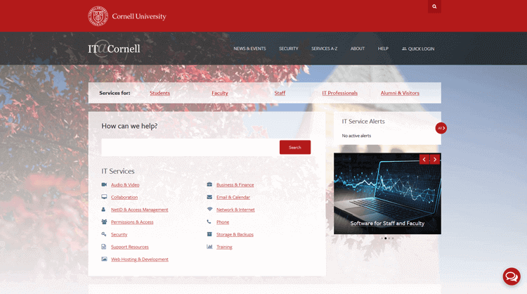 Cornell University IT Portal