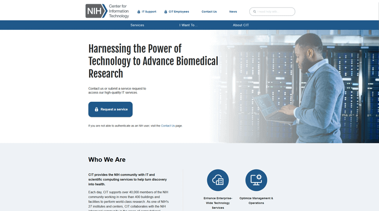 National Institute for Health Center for Information Technology (NIH CIT)