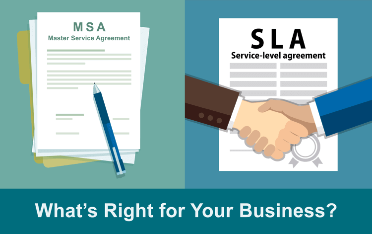 Master Service Agreement (MSA) vs Service Level Agreement (SLA)