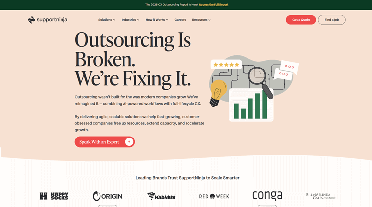 SupportNinja Outsourced Customer Service