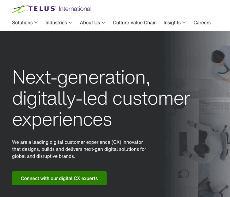 TELUS International Outsourced Customer Service
