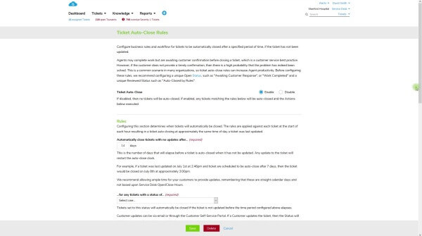 Ticket Auto-Close Rules