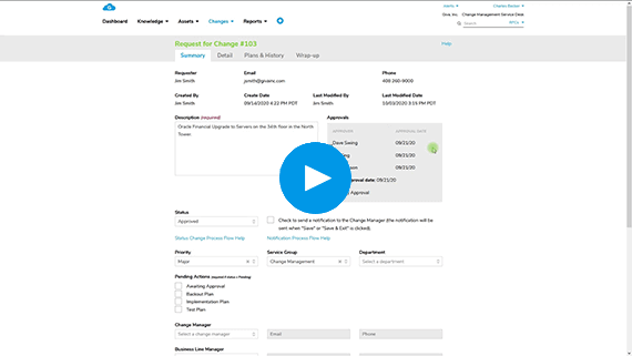 Change Enablement Approval Process