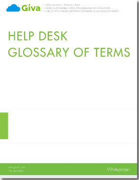 Help Desk Glossary Of Terms Giva