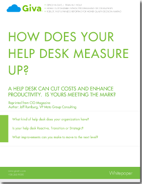 How Does Your Help Desk Measure Up Giva