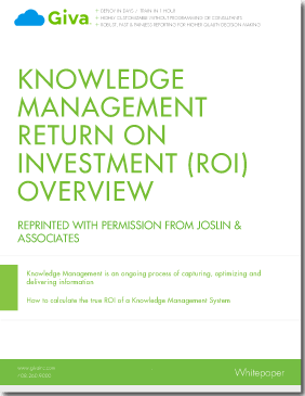 Calculating Return-on-Investment (ROI) for Knowledge Base Software & Self-help Tools