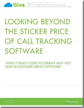 Using TCO to Evaluate Help Desk & Customer Service Software Total Cost of Ownership