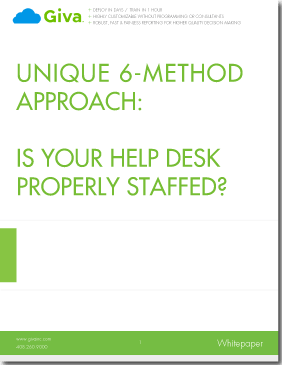 Unique 6-Method Approach: Is Your Help Desk Properly Staffed?