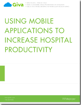 Using Mobile Applications to Increase Hospital Productivity